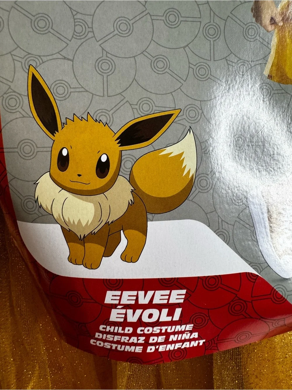 Kids Golden Eevee Costume Dress  Pokémon